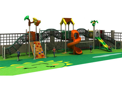 Outdoor Steel Wire Net Tunnel Playground for Kids GZ-002
